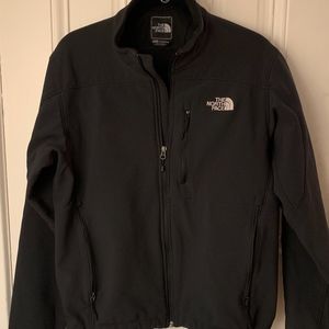 The North Face mens zip-up Black Jacket